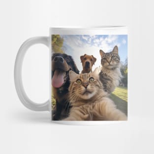 Cats and Dogs Wifie Mug